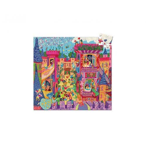 Djeco o castelo das fadas - puzzle silhueta 54 peças +5 anos