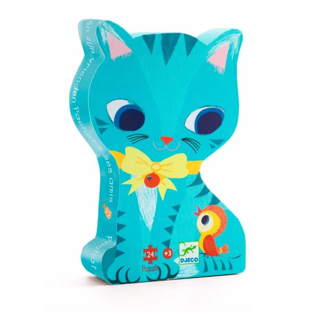 Djeco pachat e amigos - puzzle silhueta 24 peças +3 anos
