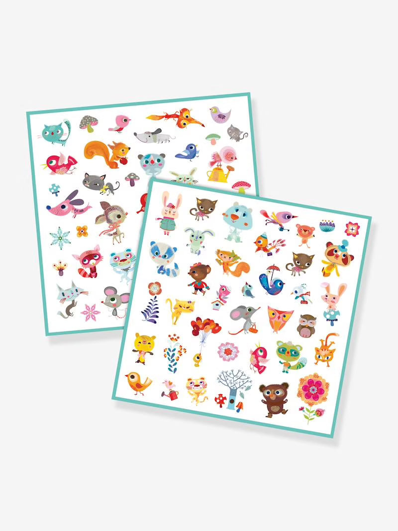 Djeco pequenos amigos - 160 autocolantes infantis +4 anos