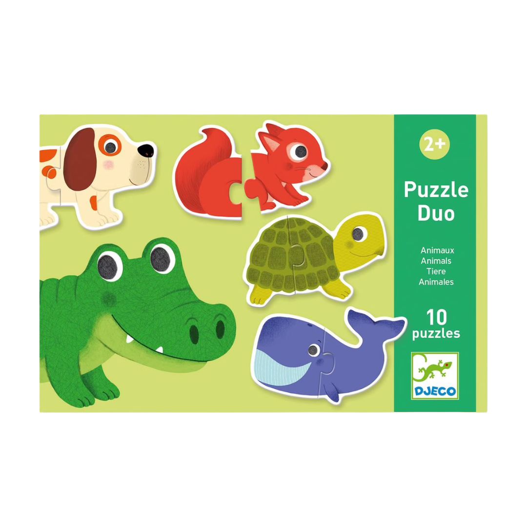 Djeco puzzle duo animais + 24 meses