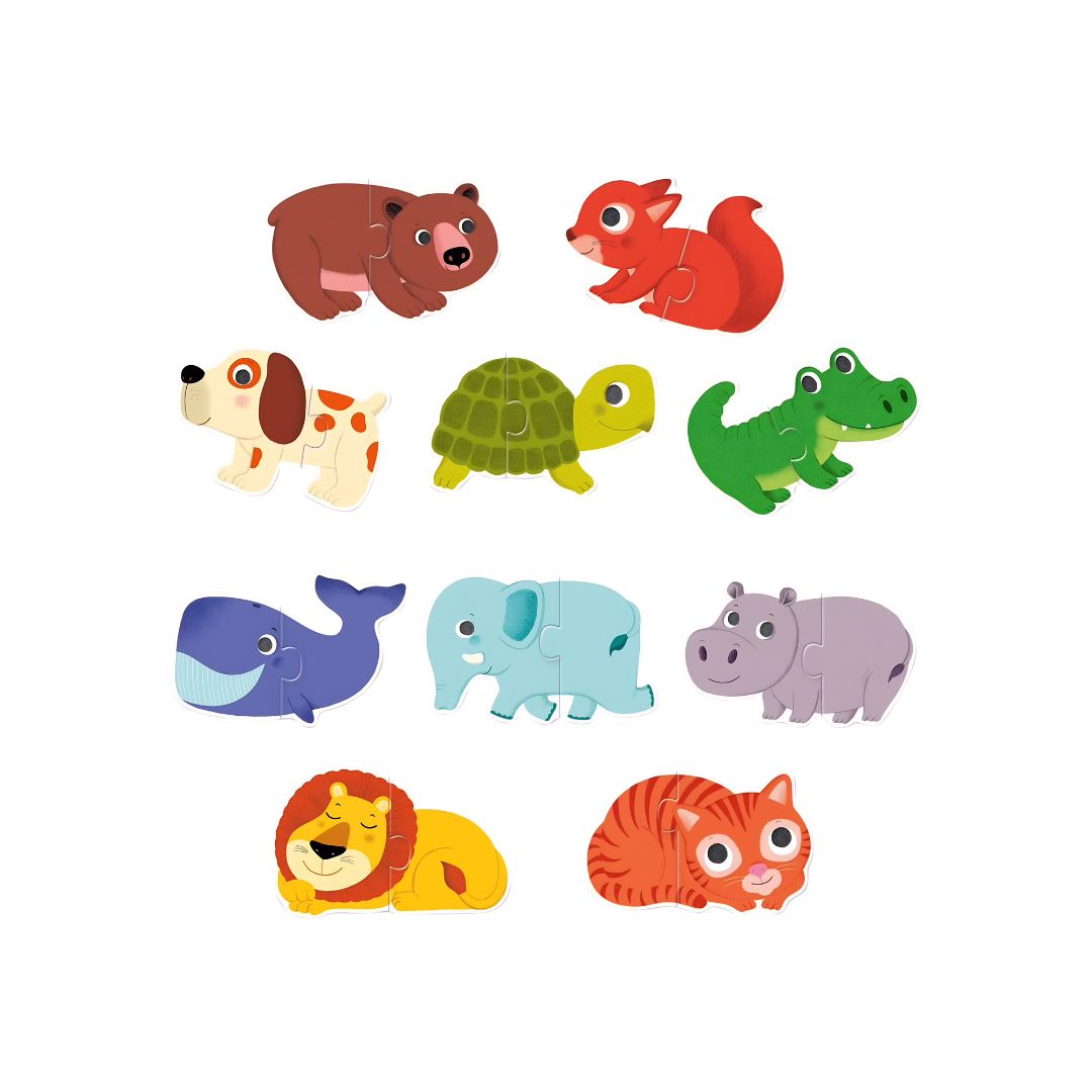 Djeco puzzle duo animais + 24 meses