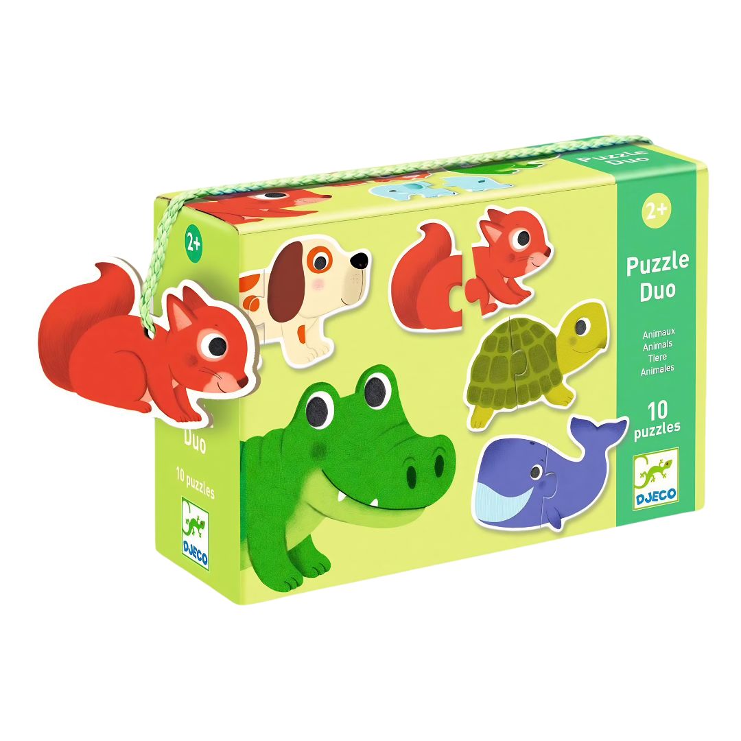 Djeco puzzle duo animais + 24 meses