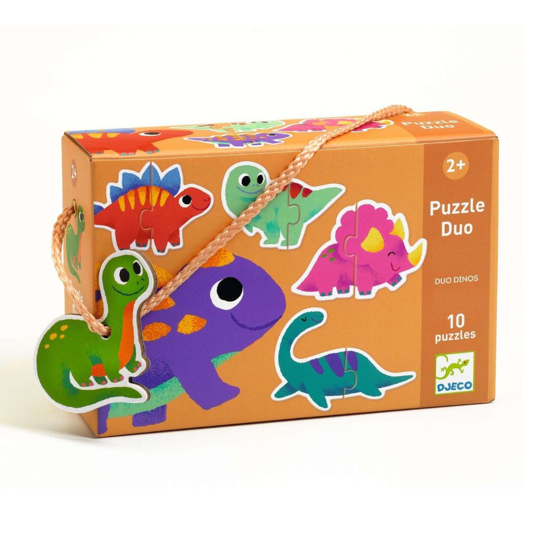 Djeco puzzle duo dinossauros + 24 meses