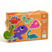 Djeco puzzle duo dinossauros + 24 meses