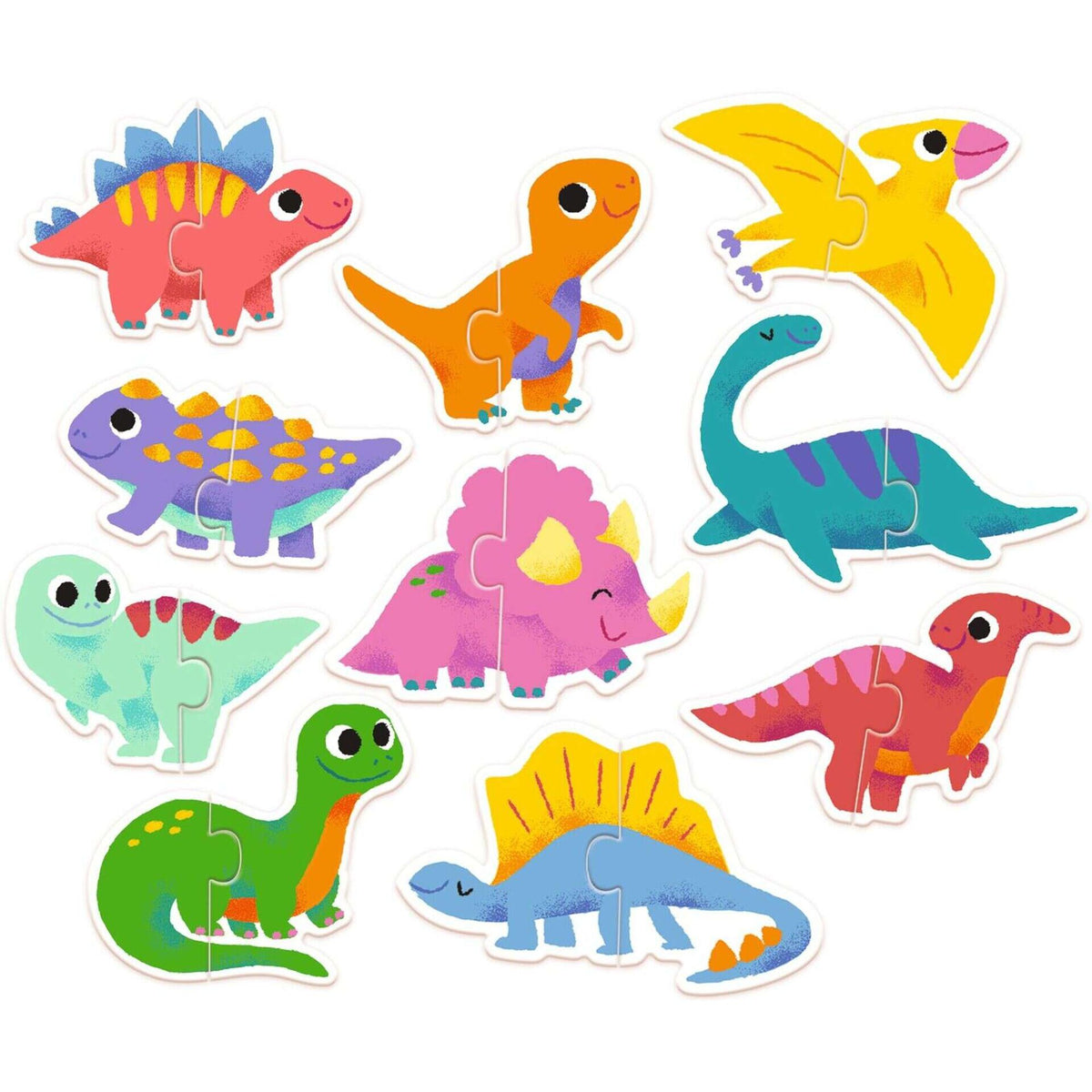 Djeco puzzle duo dinossauros + 24 meses