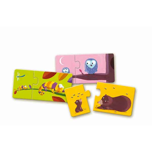 Djeco puzzle duo mãe e bebé - puzzle educativo +24 meses