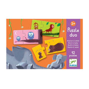 Djeco puzzle duo mãe e bebé - puzzle educativo +24 meses