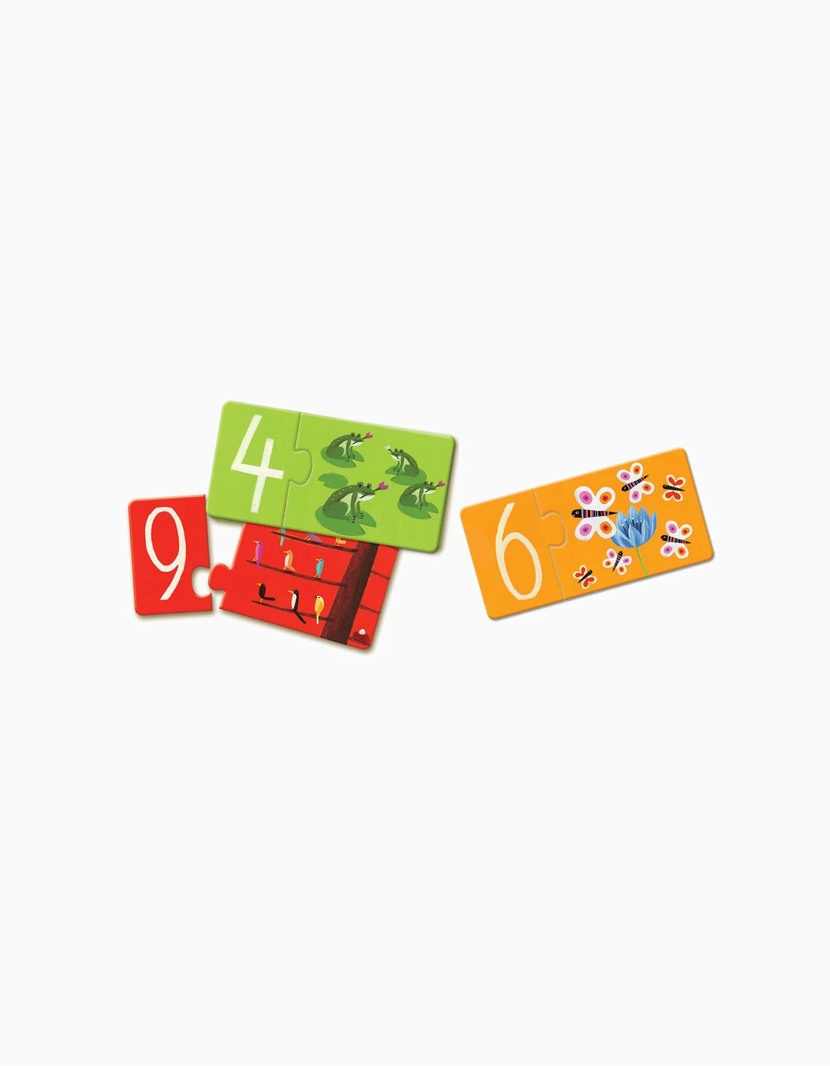 Djeco puzzle duo números - jogo educativo +3 anos
