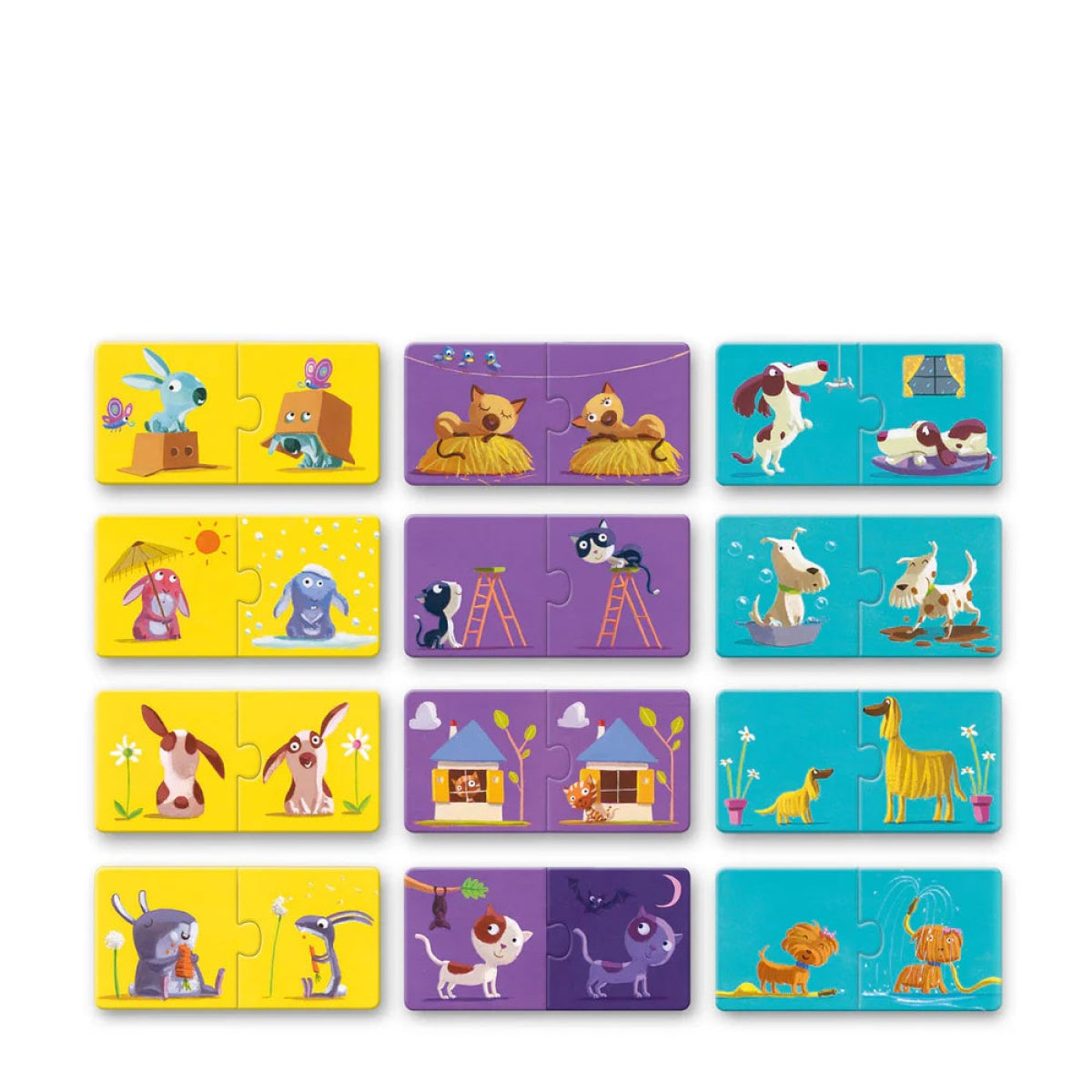 Djeco puzzle duo opostos + 24 meses