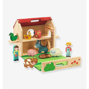 Djeco softi-farm quinta com animais + 18 meses