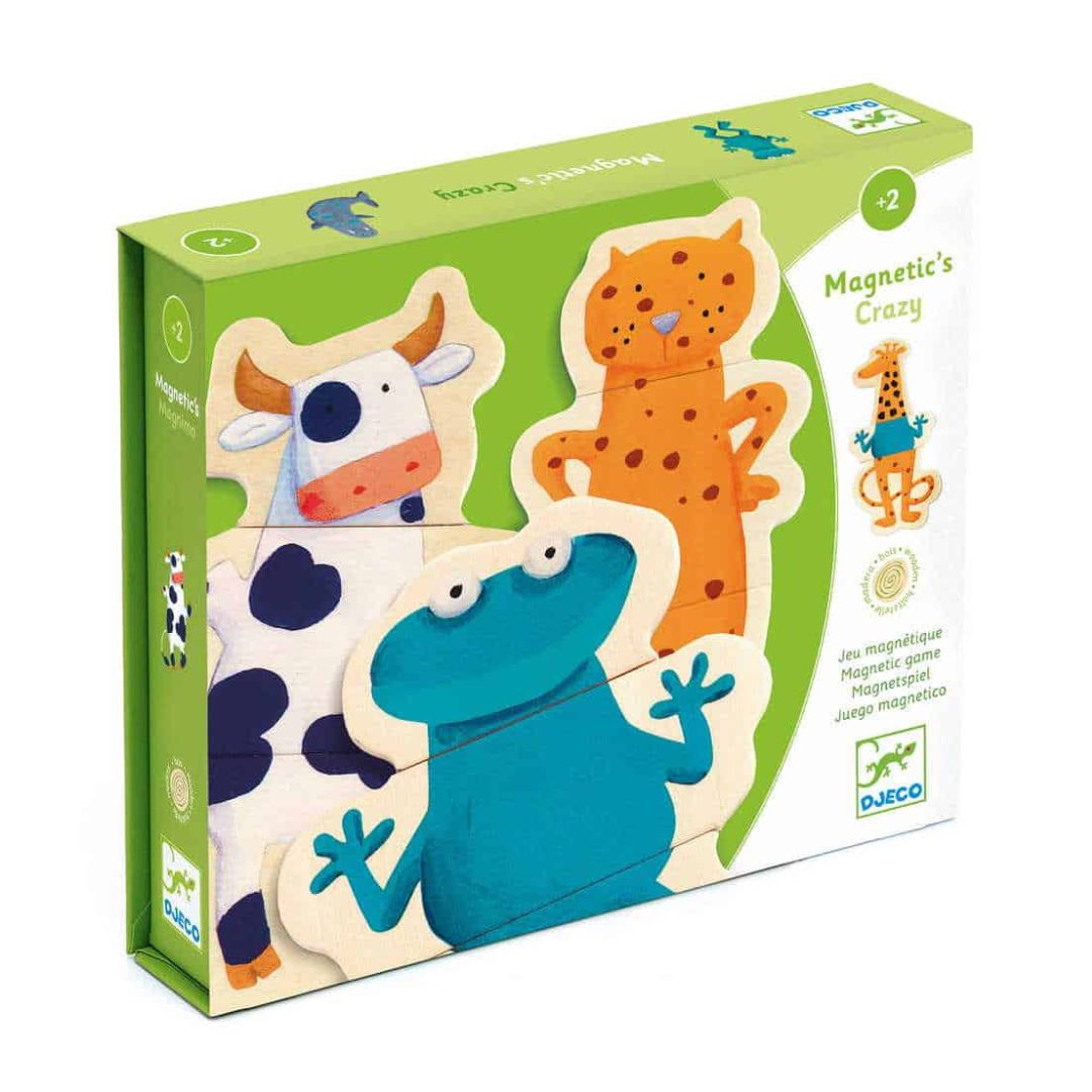 Djeco zanimals - caixa magnética de animais com íman +24 meses