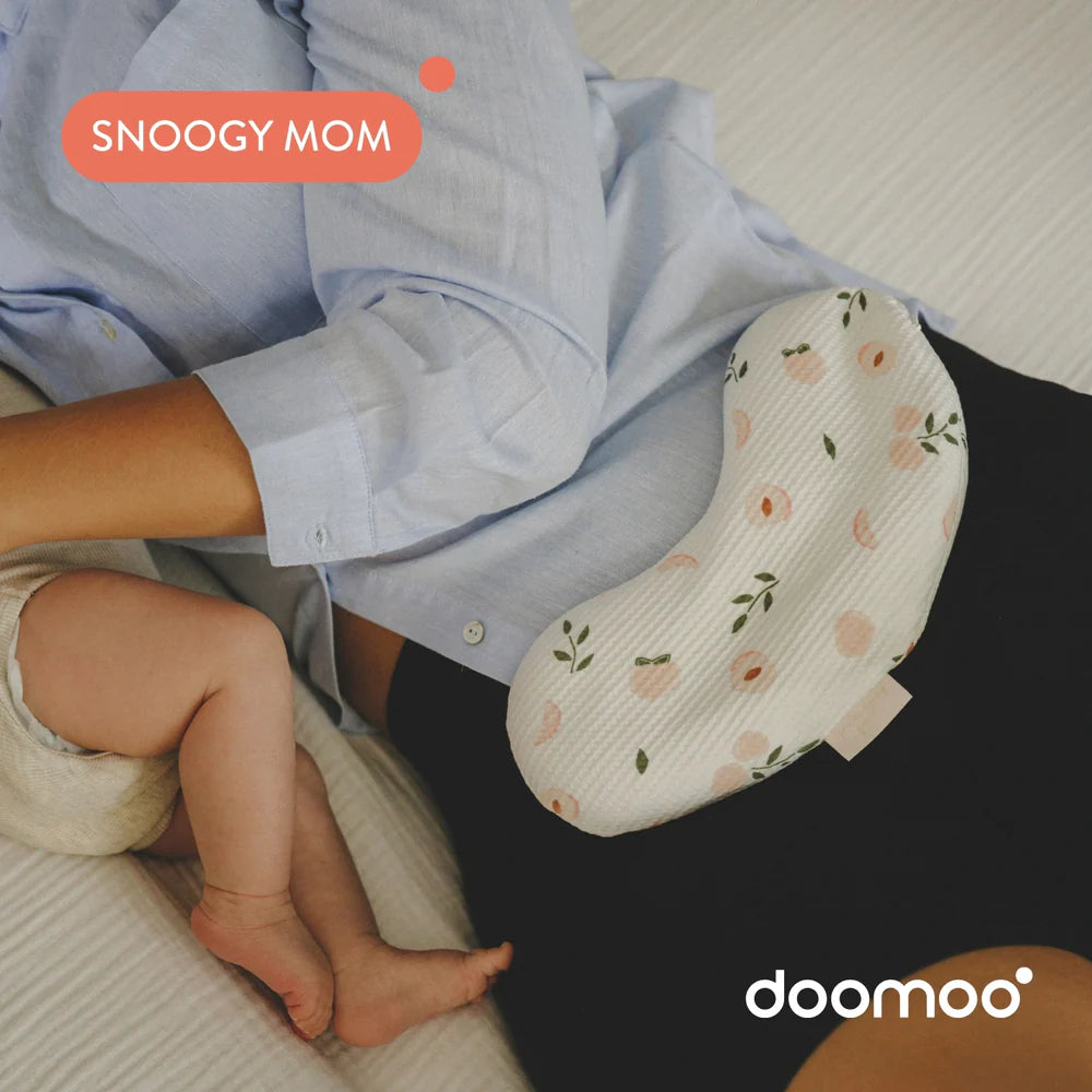Doomoo  snoogy mom almofada térmica para maternidade pêssego