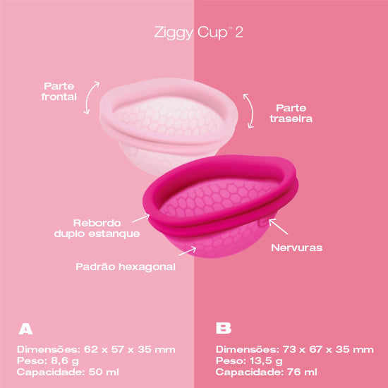 Intimina disco mestrual ziggy 2 tamanho b