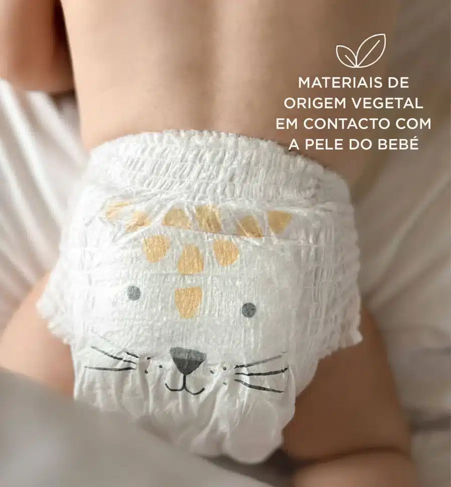 Kit & kin fralda cueca t6 +15kg 18 un
