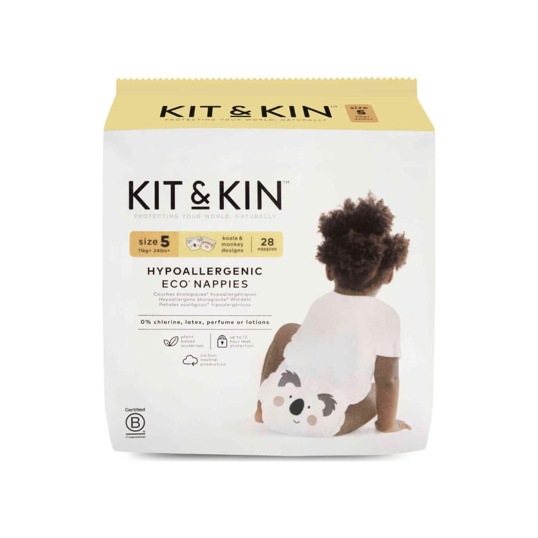Kit & kin fraldas t5 +11kg 28 unidades