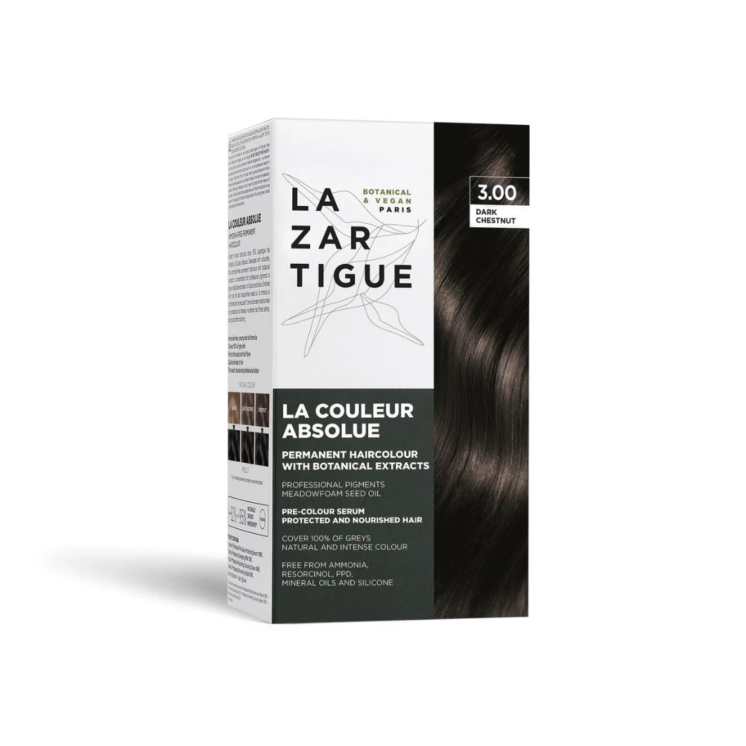 Lazartigue coloração permanente 3.00 - castanho escuro
