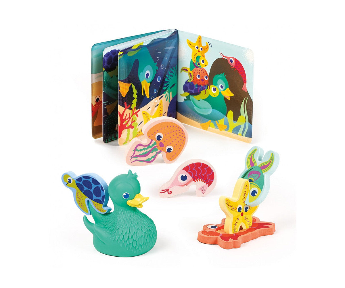 Ludi livro de banho com animais +10 meses