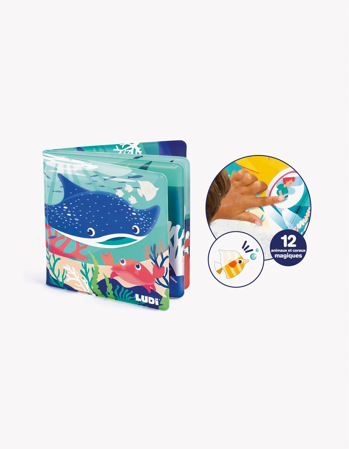 Ludi livro mágico para o banho +10 meses
