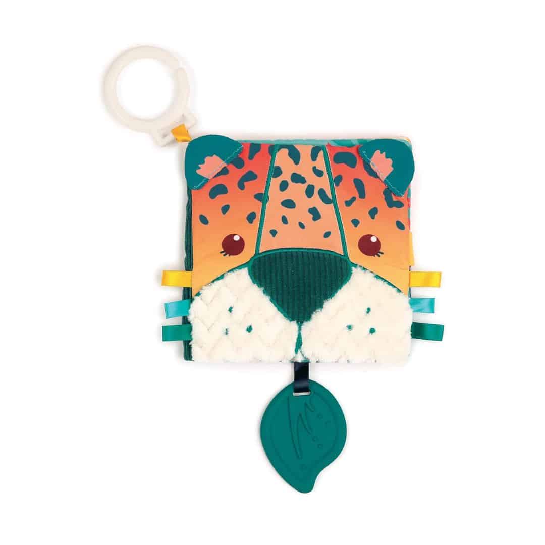 Ludi livro sensorial de tecido selva + 3 meses