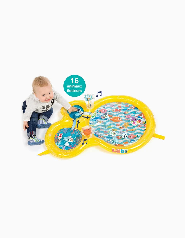 Ludi tapete de água insuflável - oceano +10 meses