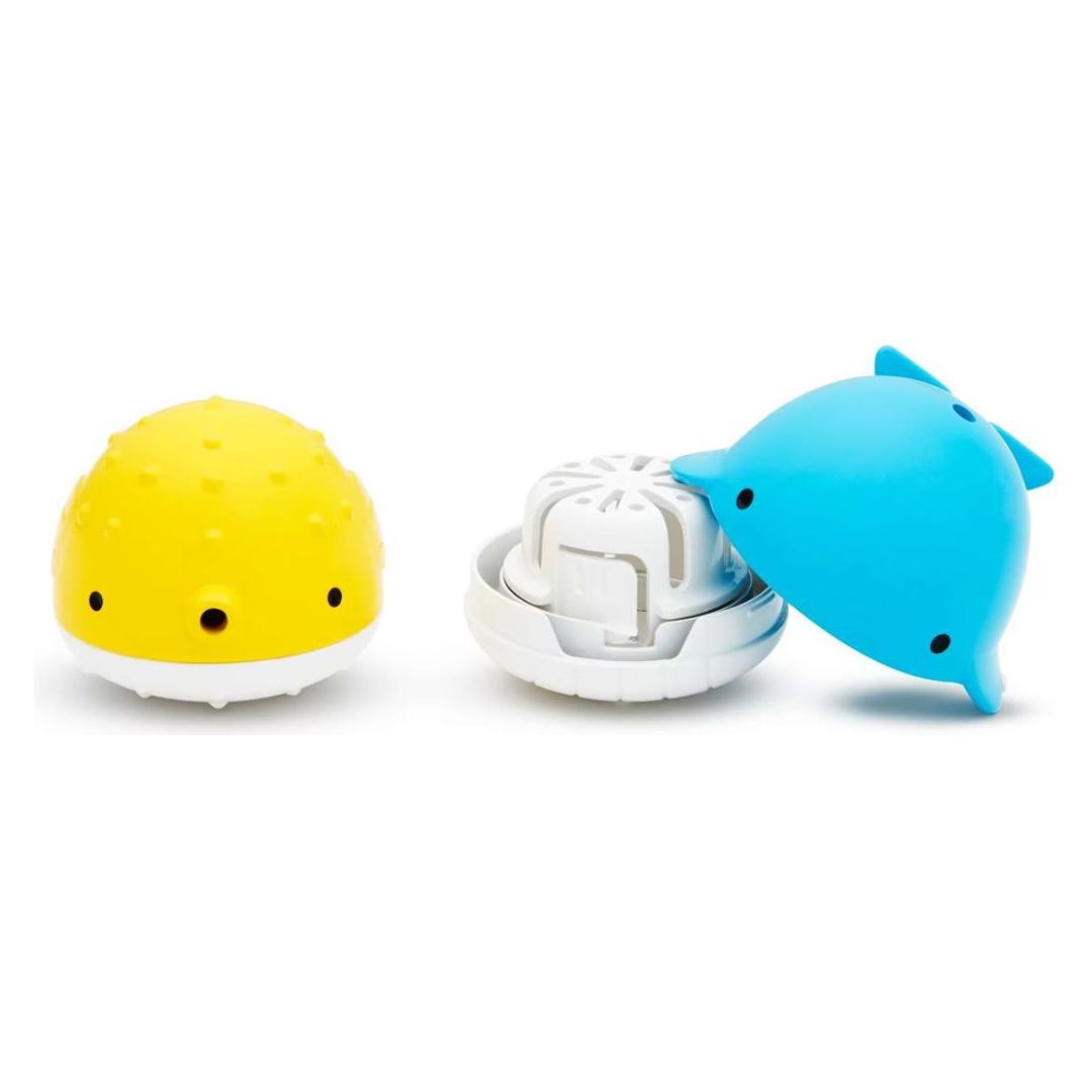 Munchkin colour buddies dispensadores de banho e pastilhas coloridas 22 unidades +24 meses
