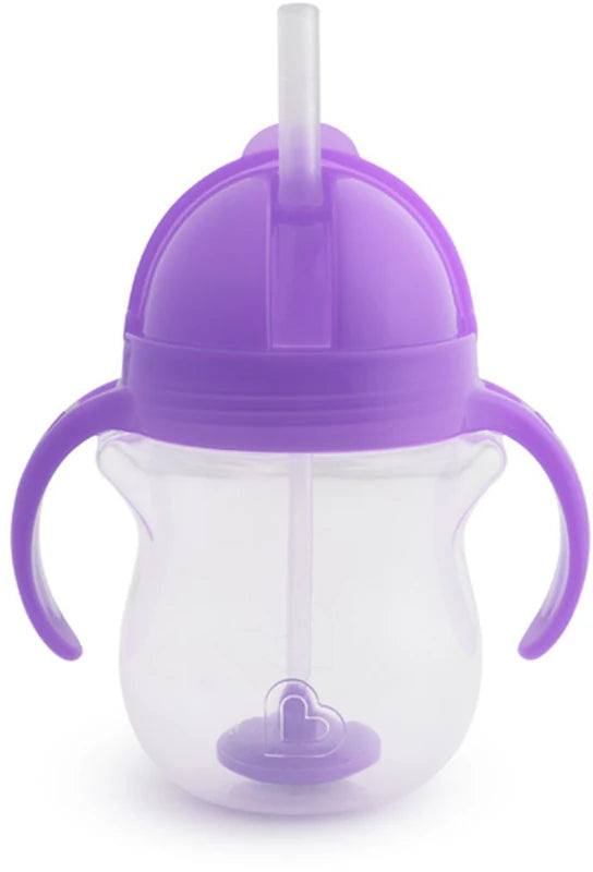 Munchkin tip & sip copo antiderrame palhinha com peso +6 meses 207 ml