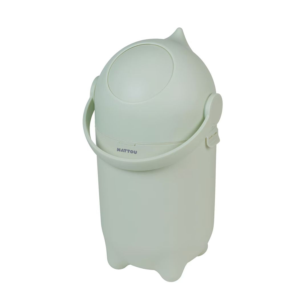 Nattou dropy contentor para fraldas verde