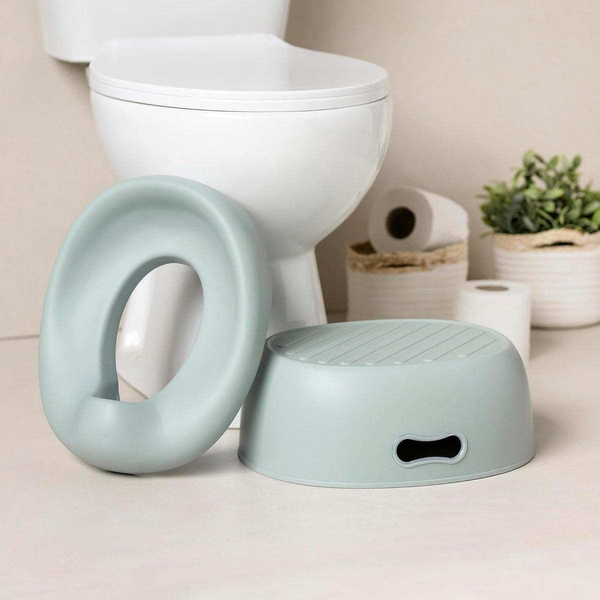 Nattou potty bacio de aprendizagem 3 em 1 verde
