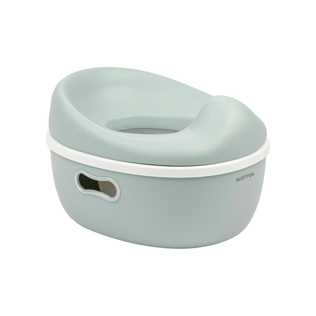 Nattou potty bacio de aprendizagem 3 em 1 verde