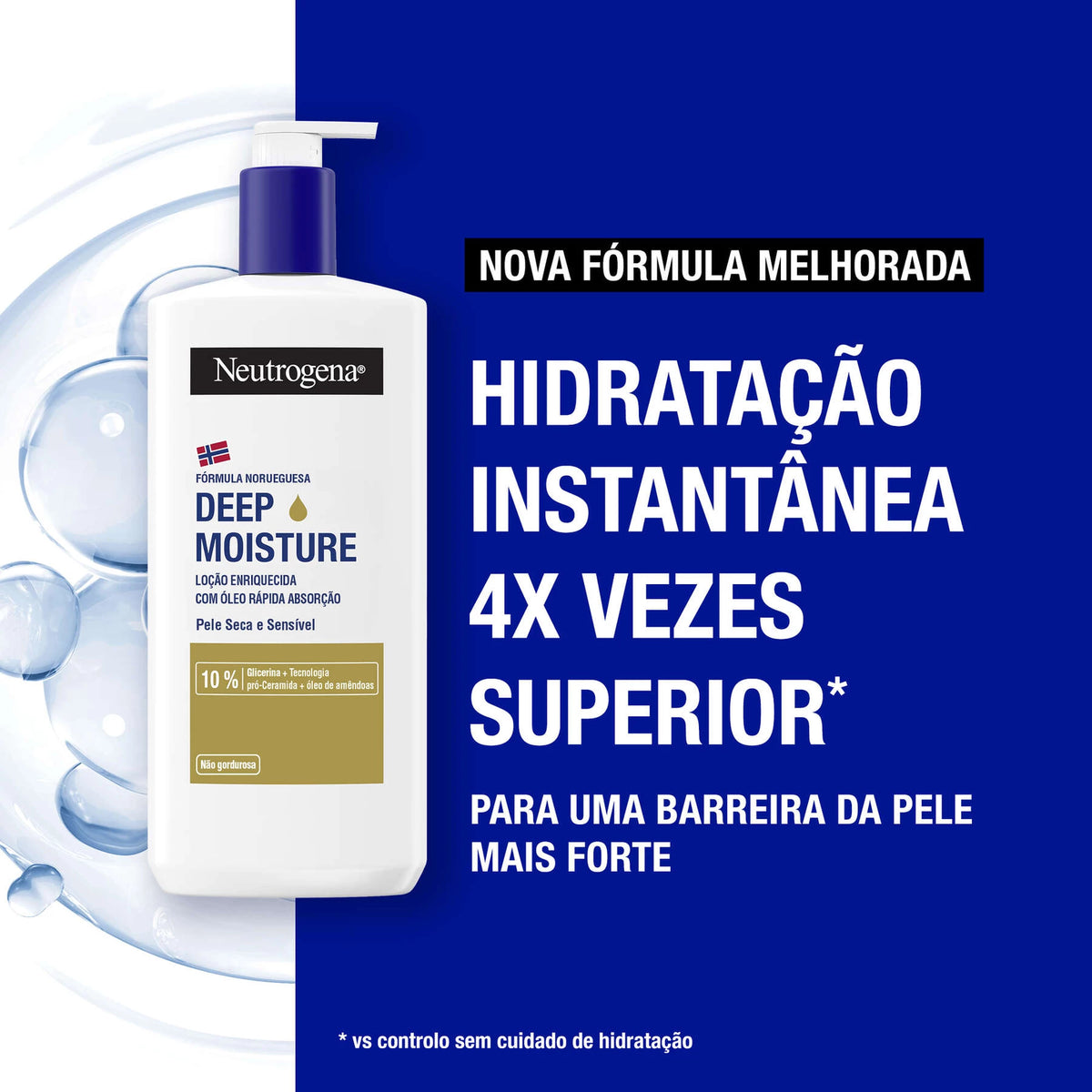 Neutrogena corpo loção enriquecida com óleo de absorção imediata  400 ml (pack duplo -8€)