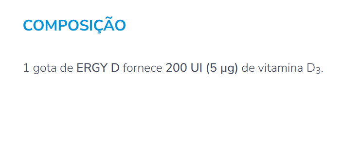 Nutergia ergy d 15 ml
