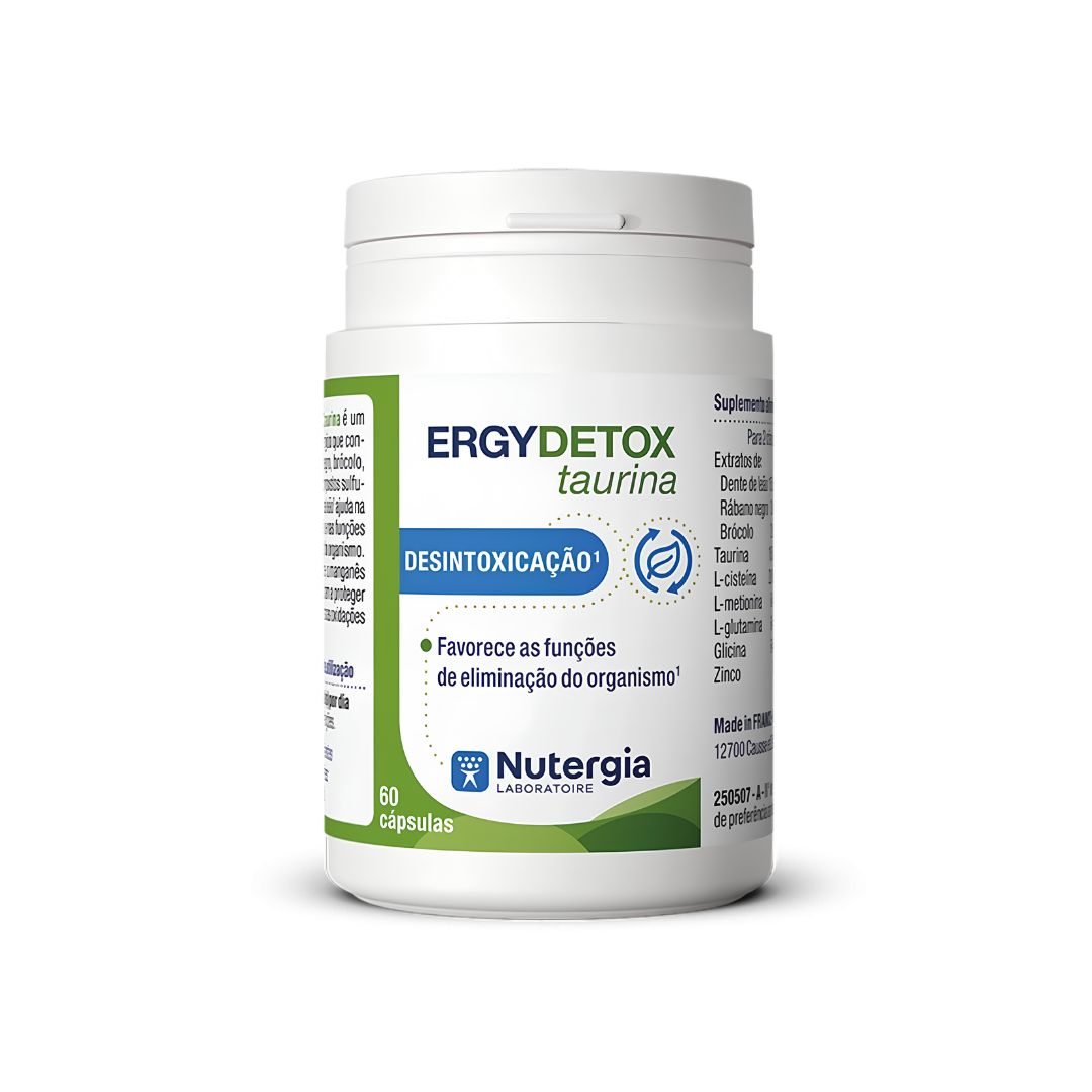 Nutergia ergydetox taurina 60 cápsulas