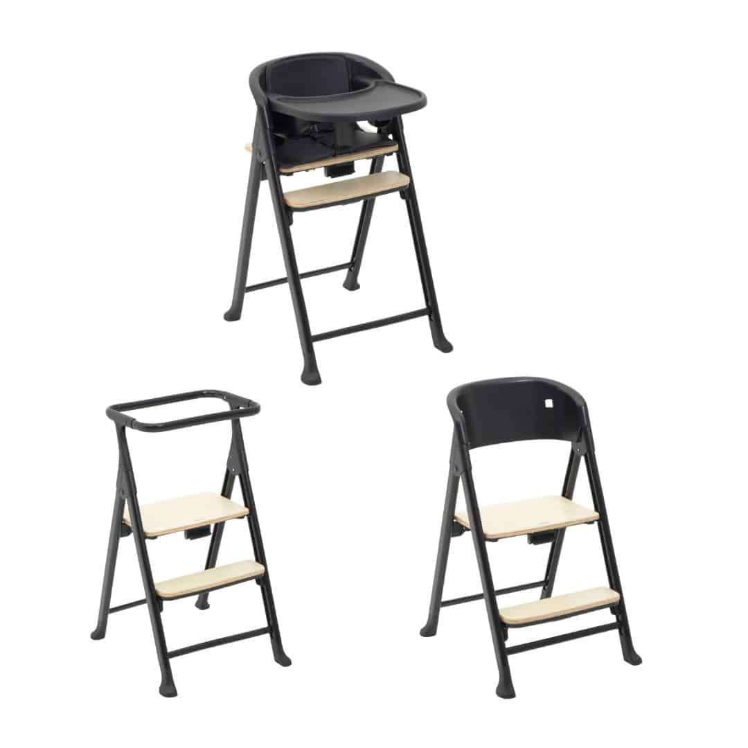 Onna vida 3 em 1 cadeira evolutiva e torre de aprendizagem preto