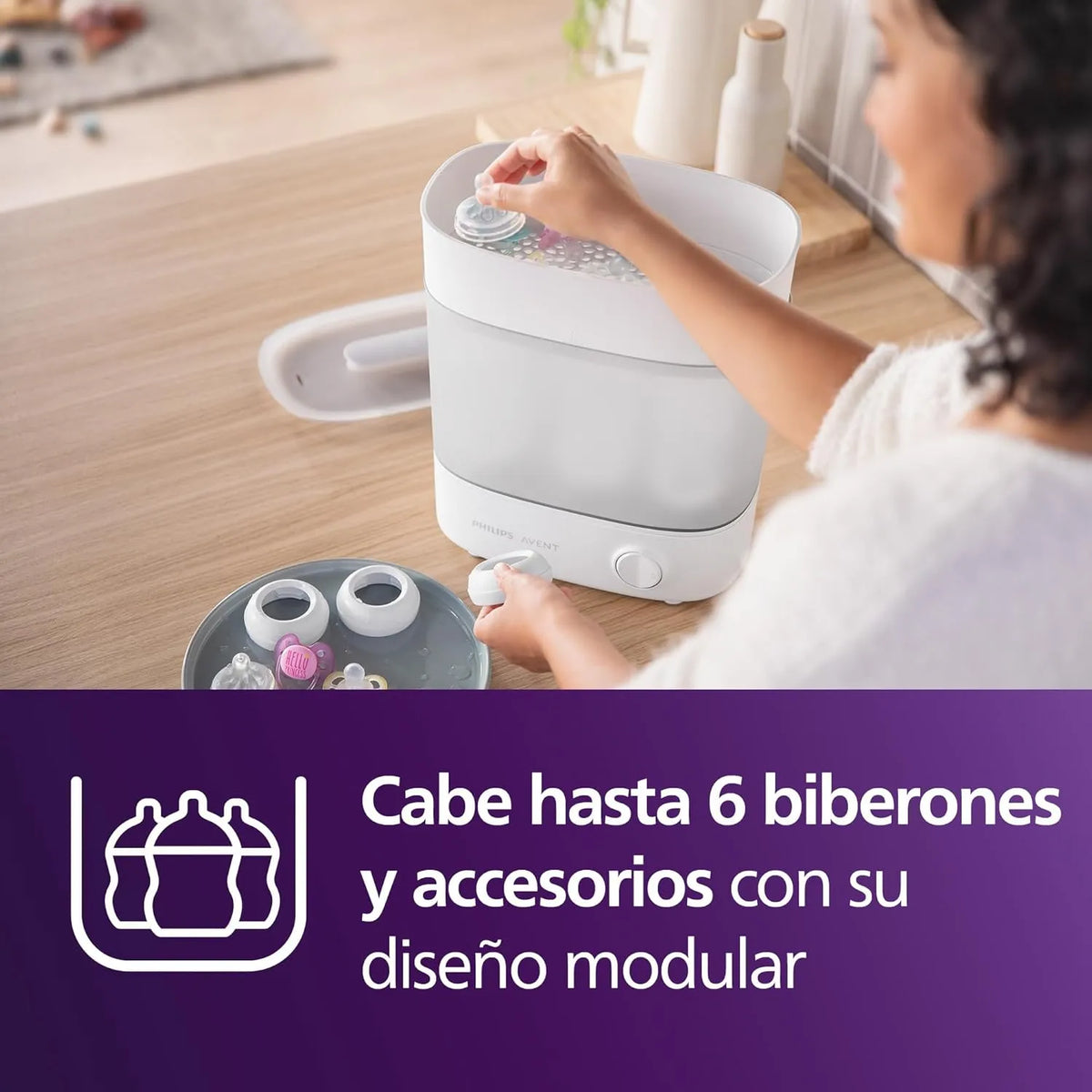 Philips avent esterilizador eléctrico com função secagem