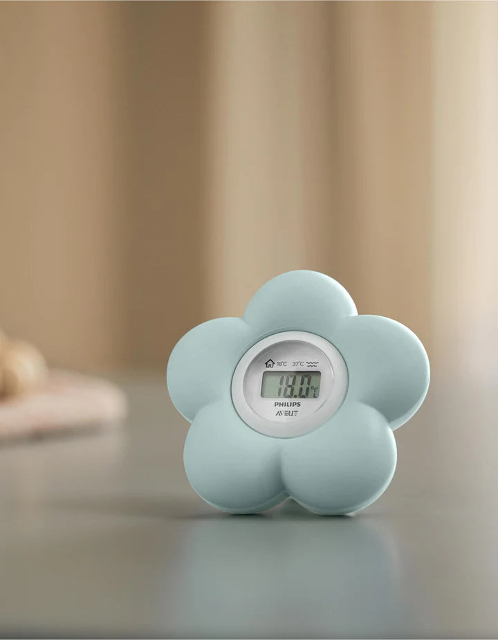 Philips avent  termómetro digital para banho e quarto menta