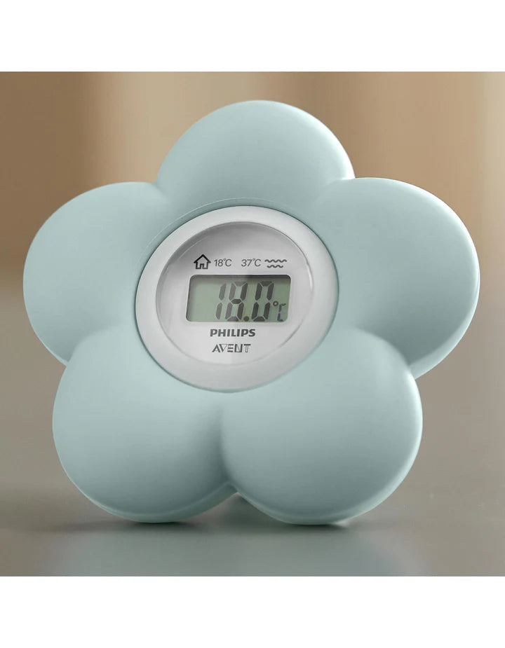 Philips avent  termómetro digital para banho e quarto menta