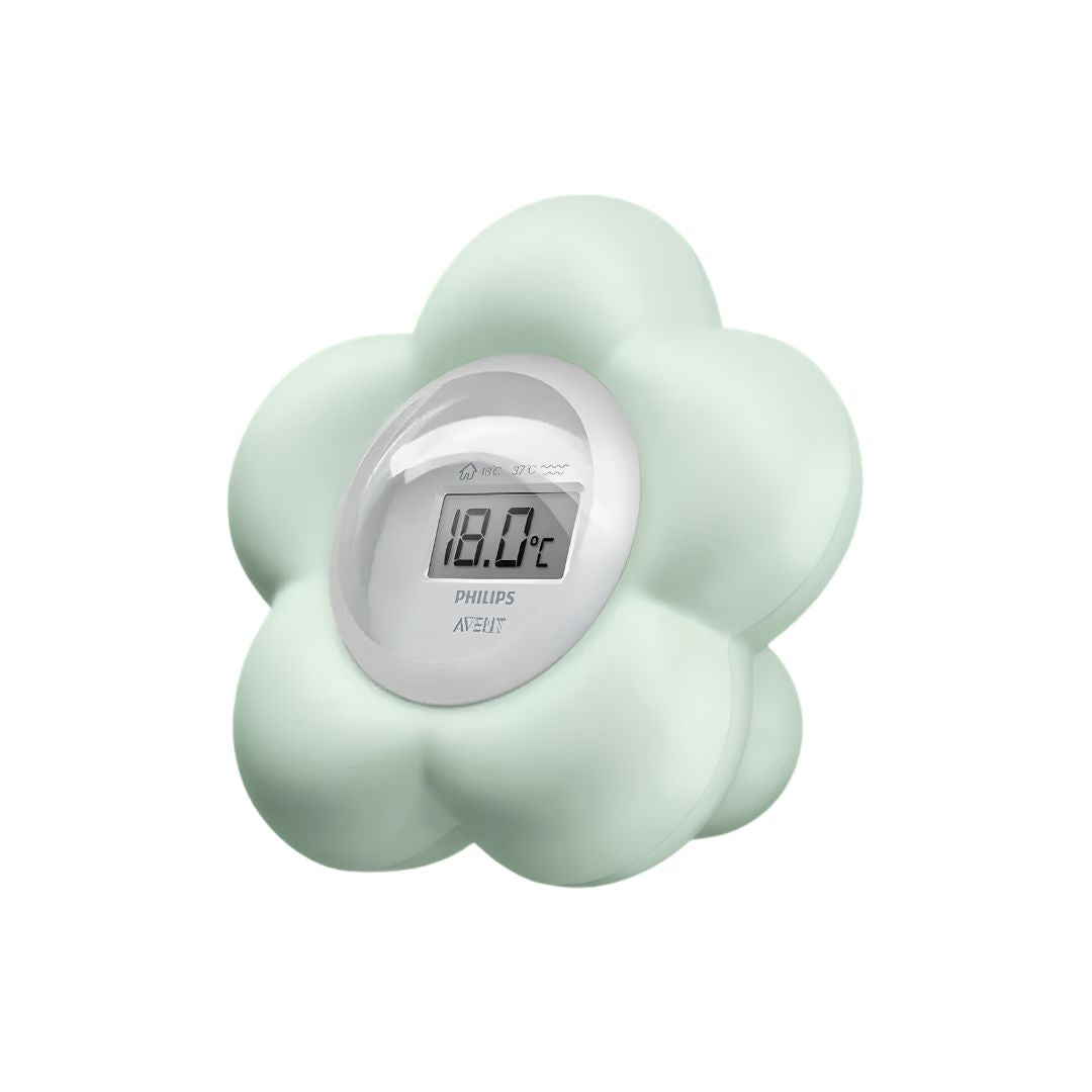 Philips avent  termómetro digital para banho e quarto menta