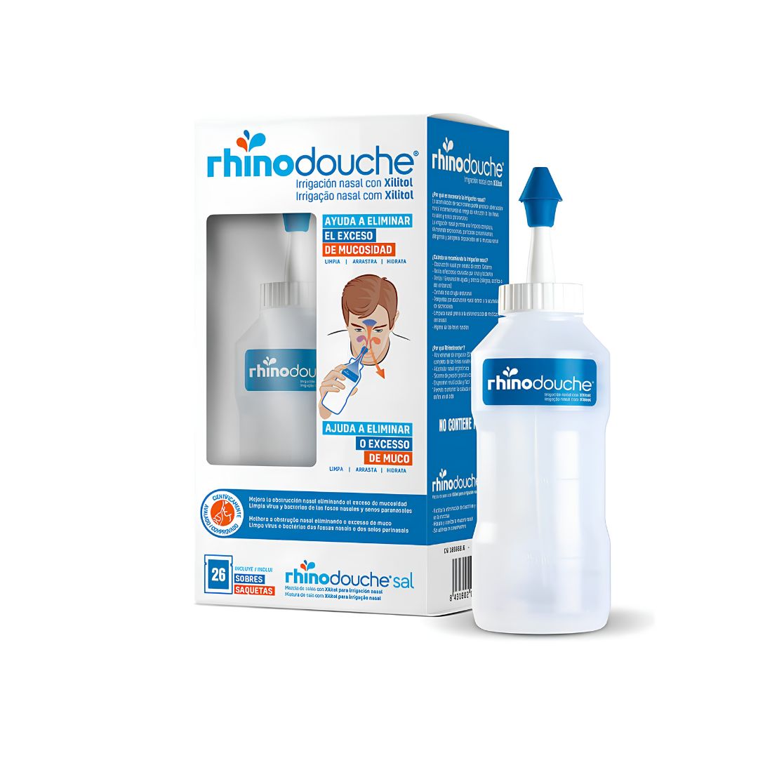 Rhinodouche irrigador nasal adulto 26 saquetas sal xl