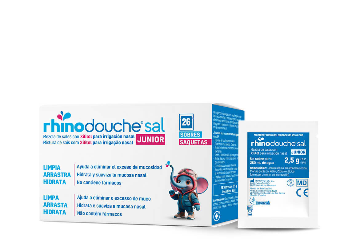 Rhinodouche irrigador nasal júnior 26 saquetas sal júnior