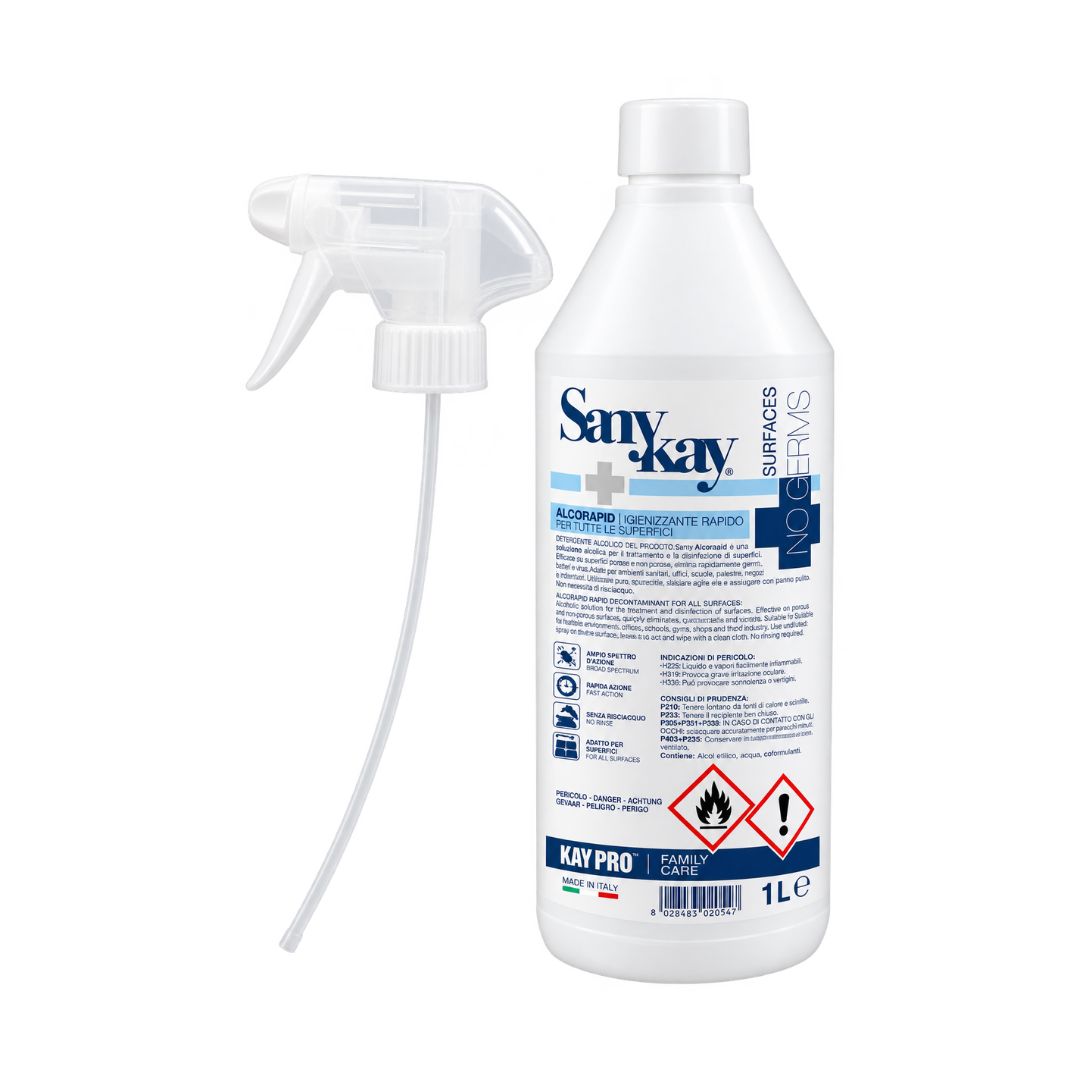 Sany kay alcorapid líquido desinfetante spray 1 l