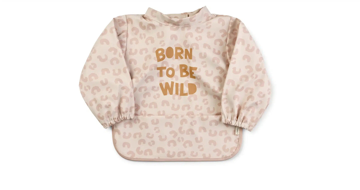 Saro babete impermeável com mangas born to be wild
