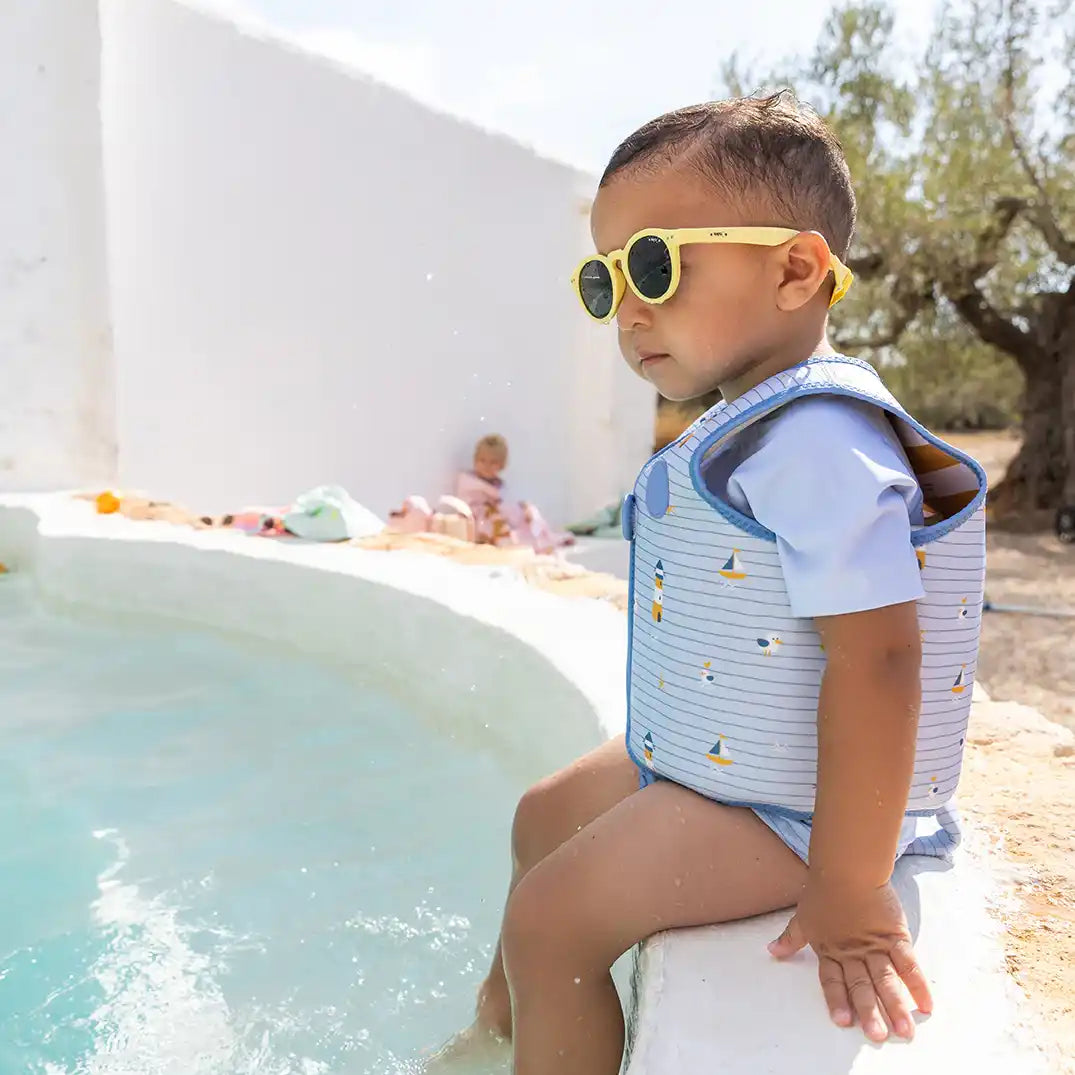 Saro colete de flutuação de aprendizagem navy hugs 1-3 anos