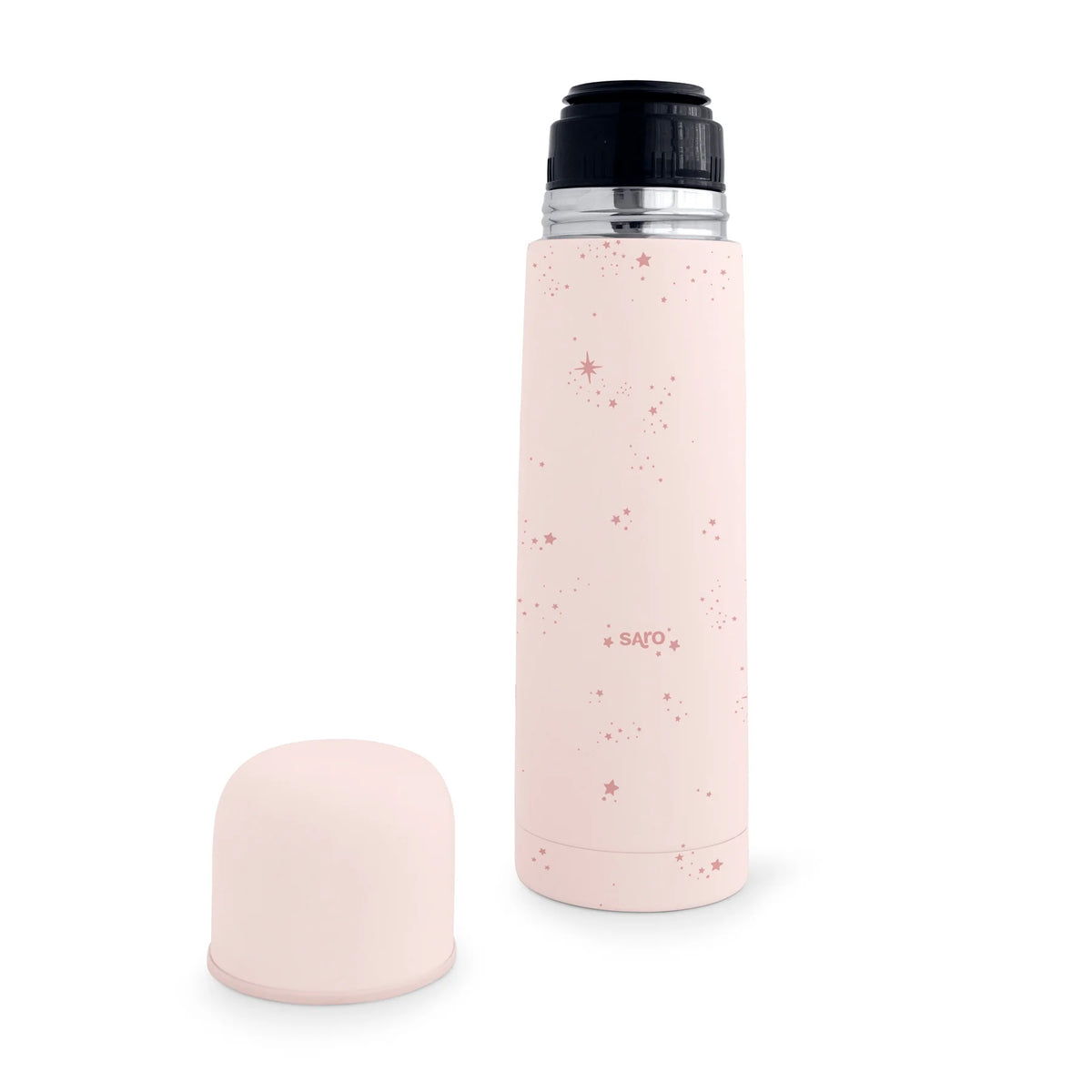 Saro garrafa térmica para sólidos com recipiente rosa