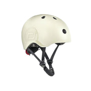 Scootandride capacete infantil ajustável s-m areia +12 meses