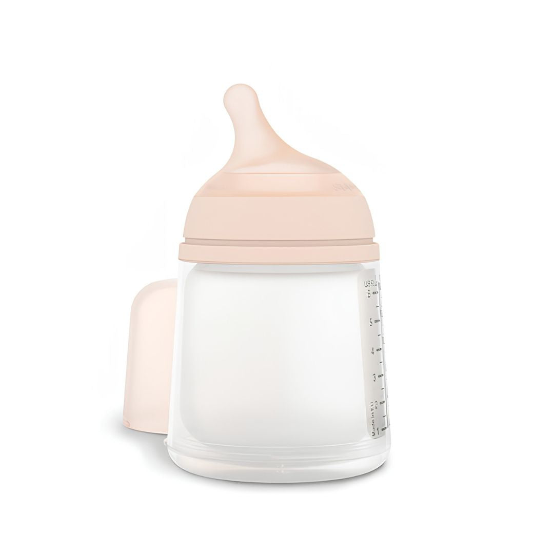 Suavinex biberão zero zero anticólicas tetina s lento silicone  fair 180ml