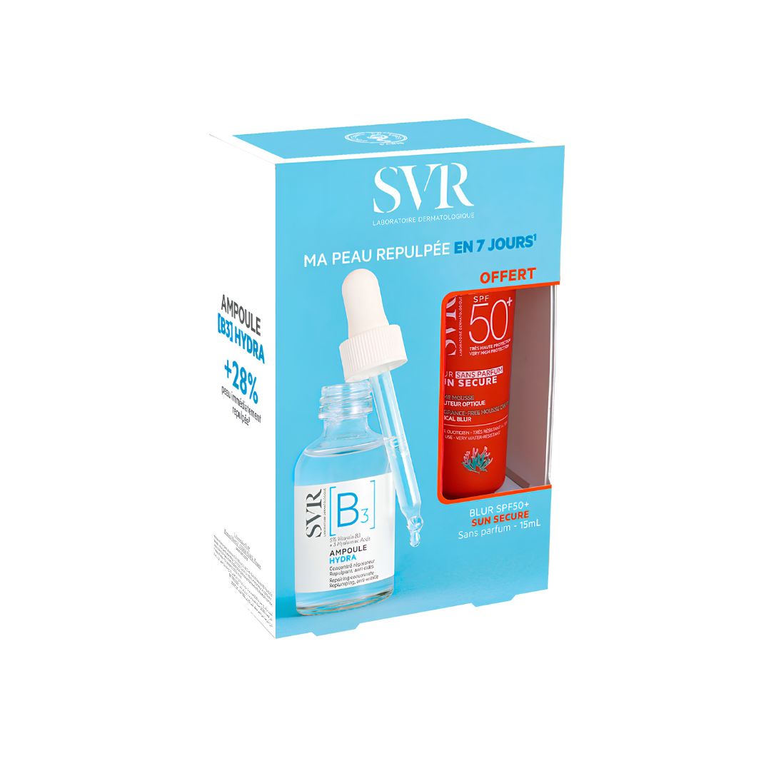 Svr ampoule b3 hydra 30ml + sun secure blur 15ml