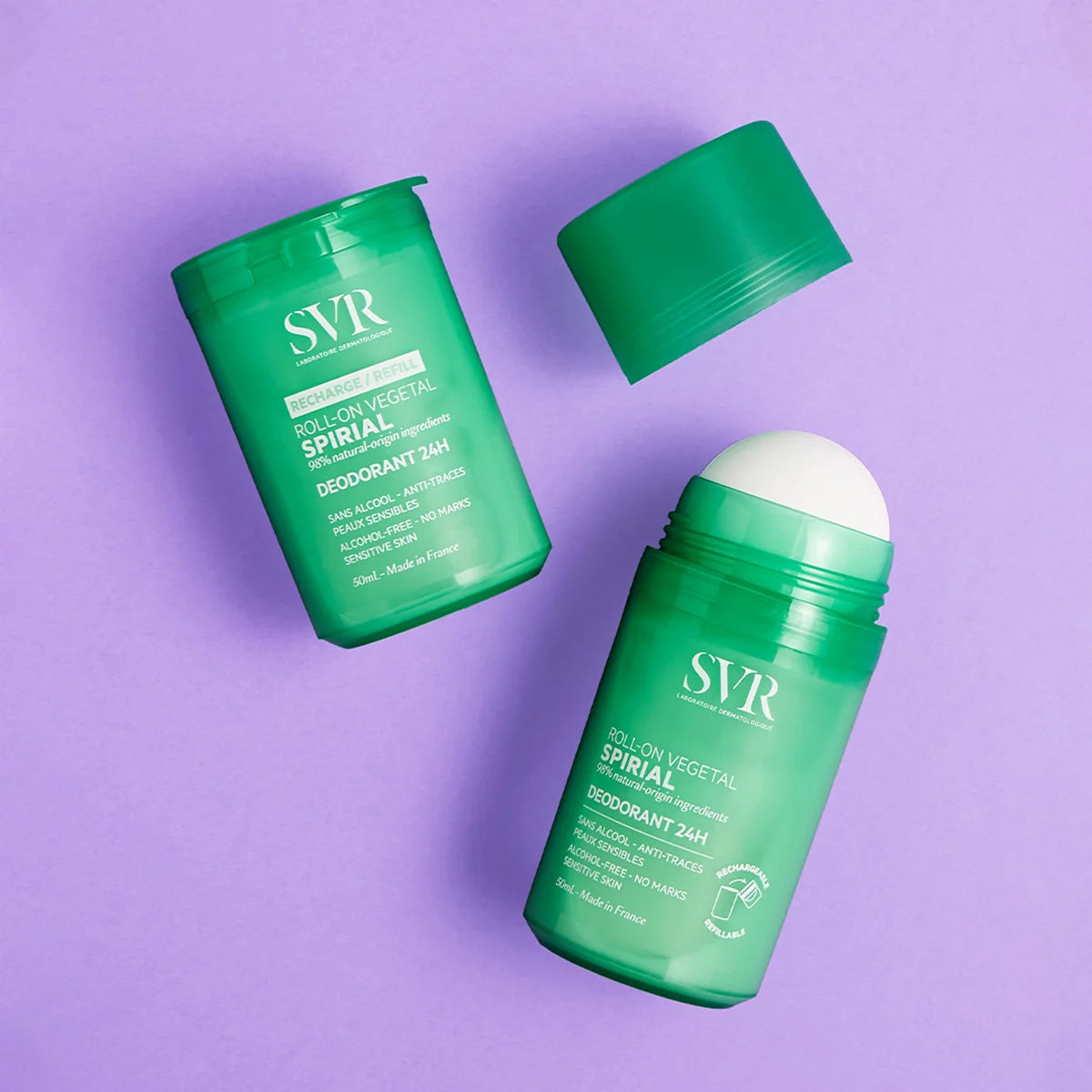 Svr spirial desodorizante roll-on vegetal 50ml