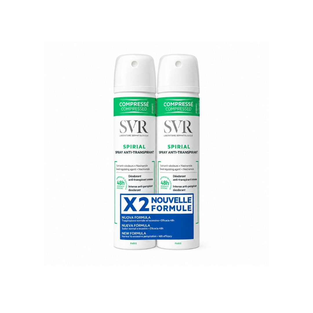 Svr spirial duo spray antitranspirante 2x75ml