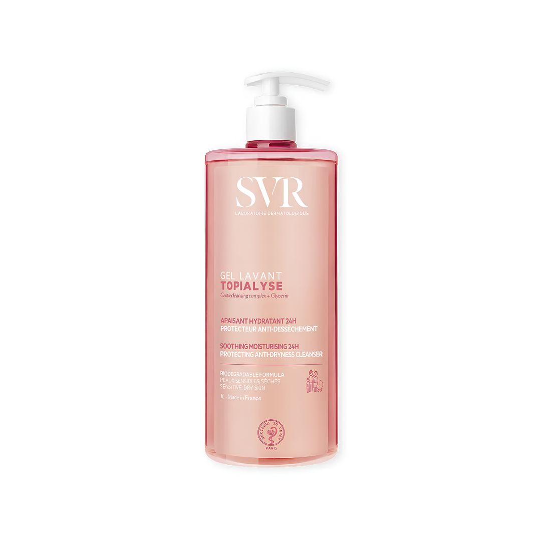 Svr topialyse gel de limpeza rosto, corpo e cabelo 1l