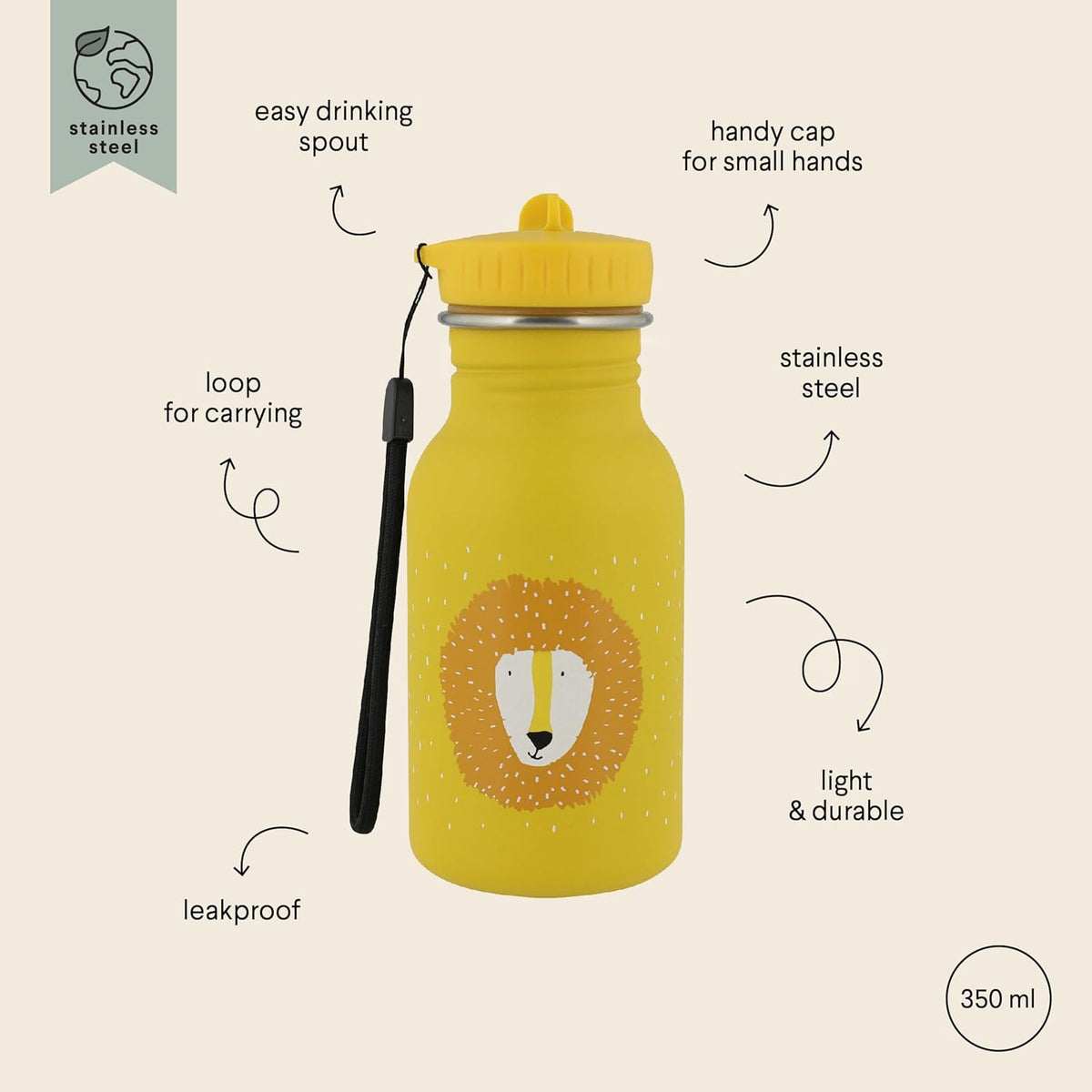 Trixie cantil infantil 350ml - mr. lion +3 anos